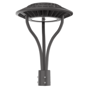 AALED LED Post Top Fixture, 80W, 4000K, DLC listed, pathway and park illumination