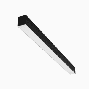 AALED Architectural LED Strip Light, 3000/35000/4000K, slim black linear fixture