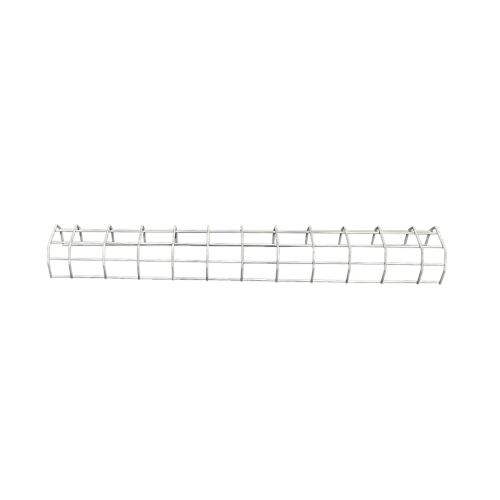 White wire guard for linear LED strips, compatible with both 4ft and 8ft strips